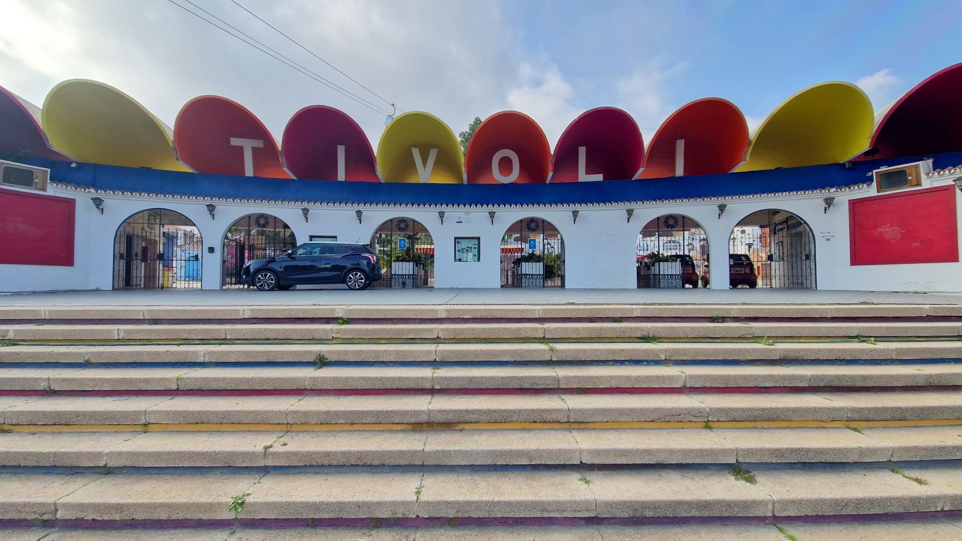This is the state of the famous Tivoli amusement park on the Costa del Sol, in pictures